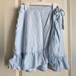 Harper Heritage Chambray Wrap Skirt